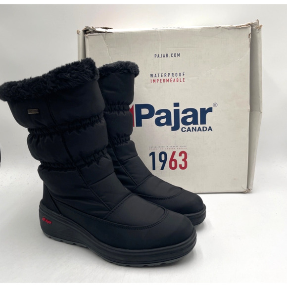 Pajar SNOWCAP 2 Women's New Boot Black EU 38 NIB - Picture 1 of 11